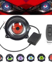 
Dynamic Large Fog Lights with Remote Control – Personalized Decorative Fog Lights for Cars, Dynamic Eye Shape Fog Lights, 6 Adjustable Eye Patterns, Suitable for Car and Motorcycle Decoration

