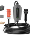 NOEIFEVO F095-3 Type 2 to CEE16A EV Charging Cable for Electric Vehicles, 11kW Wallbox, Adjustable Current from 6A to 16A, 3m/5m/10m