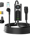 NOEIFEVO 2026 Pro Typ 2 Ladekabel Schuko 220V, 3,7kW Mobile Wallbox mit APP, 6-16A 1-phasig Ladekabel e auto  für Allen EVs(IEC 62196-2) & PHEVS