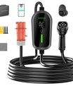 NOEIFEVO F097 11KW EV Mobile Wallbox mit APP, 3-phasig 6-16A mit Einstellbarer Ladeleistung, Wlan-Fernbedienung Ladekabel CEE 16A auf Typ 2  EV Ladegerät