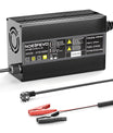 Noeifevo 14.6V 20A LiFePO4 Battery Charger for 12V 12.8V LiFePO4 Lithium Batteries, 0V BMS Activation, Auto Shut-Off, Aluminum Alloy Housing