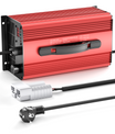 NOEIFEVO 75.6V 25A Lithium-accu oplader voor 66.6V (60V) 18S Lithium-Li-ion-Lipo-accu, LCD-display, instelbare stroom, oplader voor e-bike, scooter, elektrische motorfiets