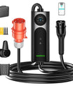 NOEIFEVO 2026 Pro Mobile Wallbox 22kw mit app, e auto CEE 32A auf Typ 2 Ladekabel, 3-phasig EV Ladegerät für Allen EVs(IEC 62196-2) & PHEVS