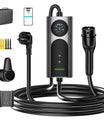 NOEIFEVO 2026 Pro Typ 2 Ladekabel Schuko 220V, 3,7kW Mobile Wallbox mit APP, 6-16A 1-phasig Ladekabel e auto  für Allen EVs(IEC 62196-2) & PHEVS