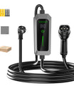 NOEIFEVO Type 2 3.5 kW EV Charger, Mobile EV Charging Cable with Schuko Plug, 5M/10M Charging Cable, Rainproof, Suitable for Outdoor Use