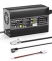 Noeifevo 14.6V 20A LiFePO4 Battery Charger for 12V 12.8V LiFePO4 Lithium Batteries, 0V BMS Activation, Auto Shut-Off, Aluminum Alloy Housing