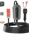 NOEIFEVO F095-3 Type 2 to CEE16A EV Charging Cable for Electric Vehicles, 11kW Wallbox, Adjustable Current from 6A to 16A, 3m/5m/10m
