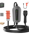 NOEIFEVO F095-3 Type 2 to CEE16A EV Charging Cable for Electric Vehicles, 11kW Wallbox, Adjustable Current from 6A to 16A, 3m/5m/10m