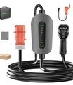 NOEIFEVO F095-3 Type 2 to CEE16A EV Charging Cable for Electric Vehicles, 11kW Wallbox, Adjustable Current from 6A to 16A, 3m/5m/10m
