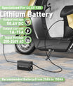 NOEIFEVO 12S Smart Charger for 44.4V Lithium Batteries - 50.4V 15A Adjustable with Fast/Slow Modes (MLC1300)