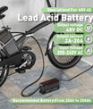 NOEIFEVO 48V 2A-20A Strom Einstellbares Batterieladegerät für Blei-Säure-Batterien, AGM, Gel, Golfwagen-Batterieladegerät, LED-Anzeige