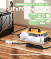 NOEIFEVO 58.4V 20A Lithium LiFePO4 Battery Charger for 48V (51.2V) 16S Battery, Waterproof, 0V BMS Activation, Automatic Shut-Off with Full Protection