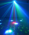 3-in-1 DMX RGBW Party-Licht, LED Laser Stroboskop Disco DJ Beam Spot Bühnenbeleuchtung, Tanzclub Hochzeit Schmetterlingslicht