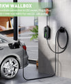 NOEIFEVO F097 11KW EV Mobile Wallbox mit APP, 3-phasig 6-16A mit Einstellbarer Ladeleistung, Wlan-Fernbedienung Ladekabel CEE 16A auf Typ 2  EV Ladegerät