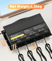 NOEIFEVO 12V 40A 4-Bank (10A/Bank) Universal-Batterieladegerät, 12V wasserdichtes LiFePO4-Lithium-Blei-Säure-Ladegerät für Wohnmobil, Boot, Motorrad, Rasenmäher, Trolling-Motor und Blei-Säure-Batterie