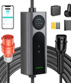 NOEIFEVO Q21W Wlan Mobile Wallbox 11kW mit APP Fernsteuerung ,5m/10m Typ2 CEE16A 3Phase Ladekabel Elektroauto