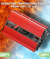 NOEIFEVO 36V 6A blysyre-batterilader, OLED-skjerm, aluminiumsdeksel, intelligent hurtiglader, GX16/XT60/XT90/M8/Anderson 50A