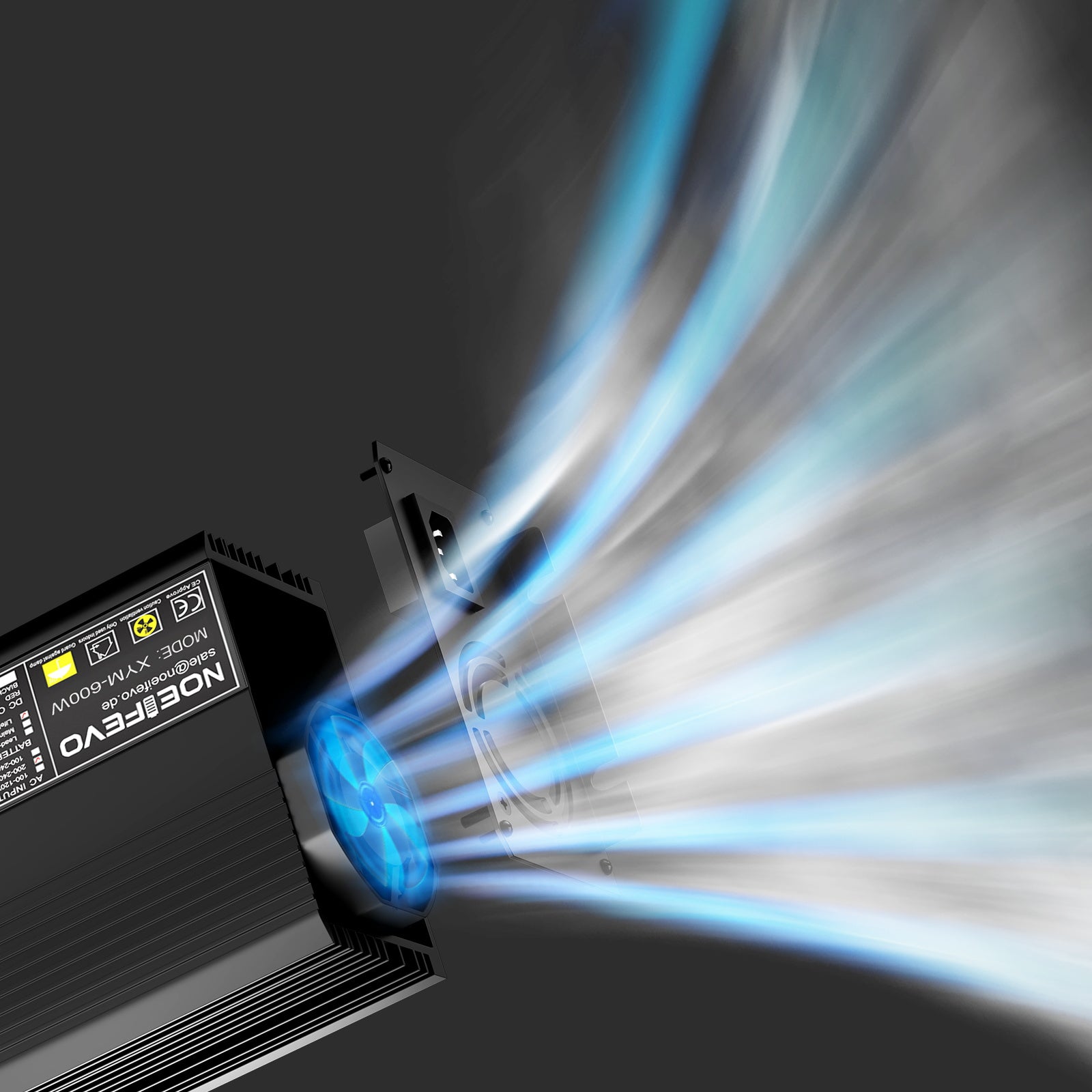 Noeifevo 29.2V 20A LiFePO4 Akku-Ladegerät für 24V 25.6V Lithium Akku, 0V BMS Aktivieren, Automatische Abschaltung mit Vollschutz