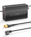 NOEIFEVO 113.4V 1A-12A Caricabatterie per batterie al litio 99.9V (96V) 27S, batteria Li-Ion-Li-Po, display LCD, corrente regolabile
