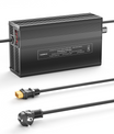 NOEIFEVO 113.4V 1A-12A Caricabatterie per batterie al litio 99.9V (96V) 27S, batteria Li-Ion-Li-Po, display LCD, corrente regolabile