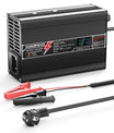 NOEIFEVO 21V 10A lithiumoplader til 5S 18,5V batteri, LED-skærm, aluminiumskasse, blæser