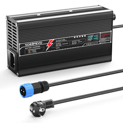 NOEIFEVO 84V 5A Lithium Battery Charger for 74V (72V) 20S Battery, automatic shutdown, aluminum casing, with fan