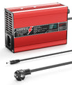 NOEIFEVO 36V 6A blysyre-batterilader, OLED-skjerm, aluminiumsdeksel, intelligent hurtiglader, GX16/XT60/XT90/M8/Anderson 50A