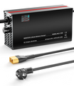 NOEIFEVO 58.8V 2-20A Lithium Battery Charger for 51.8V 52V 14S Lithium Li-Ion Lipo Battery, LCD Display, Adjustable Current, Charger for E-Bike, Scooter, Electric Motorcycle