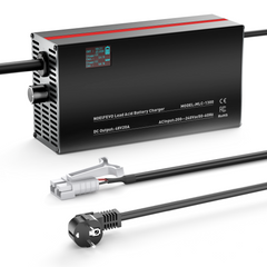NOEIFEVO 48V 2A-20A Strom Einstellbares Batterieladegerät für Blei-Säure-Batterien, AGM, Gel, Golfwagen-Batterieladegerät, LED-Anzeige
