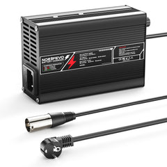 NOEIFEVO 54.6V 5A Lithium Charger for 13S 48V E-Bike Roller Battery, Aluminum Case, Fan