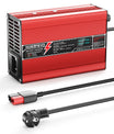 NOEIFEVO 36V 6A blysyre-batterilader, OLED-skjerm, aluminiumsdeksel, intelligent hurtiglader, GX16/XT60/XT90/M8/Anderson 50A