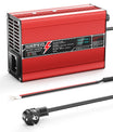 NOEIFEVO 36V 6A blysyre-batterilader, OLED-skjerm, aluminiumsdeksel, intelligent hurtiglader, GX16/XT60/XT90/M8/Anderson 50A
