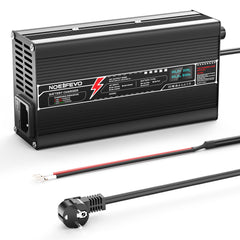 NOEIFEVO 29,2V 15A caricabatterie LiFePO4 per batteria al litio LiFePO4 8S 24V 25,6V, display LED, custodia in alluminio