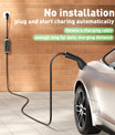 NOEIFEVO Type 2 3.5 kW EV Charger, Mobile EV Charging Cable with Schuko Plug, 5M/10M Charging Cable, Rainproof, Suitable for Outdoor Use