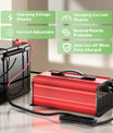 Noeifevo 73V 25A LiFePO4-batterioplader til 64V (60V) 20S LiFePO4-litiumbatteri, til RVS-båd-golfvogn-hjemmeenergilagringssystemer