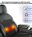 NOEIFEVO Funda de Asiento Refrigerante para Auto, Almohadilla Refrigerante de Verano con 20 Ventiladores, Masaje, Ventilación, Funda de Asiento con Ventiladores, 12V/24V Funda de Asiento Frontal para Auto (Negra, 1 Unidad)