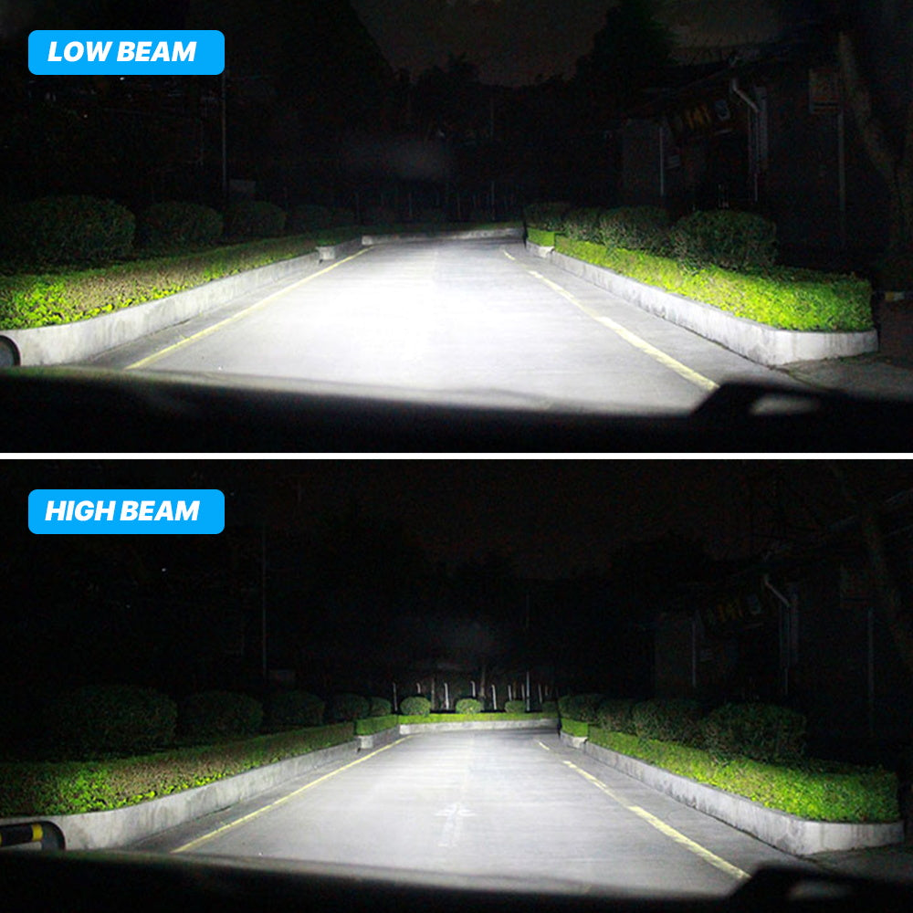 2 Stück 72W 16000LM Lumen Auto Scheinwerferlampe,  H7 H11 9005 9006 H4 LED Lampe