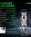 2 Stück 50W 10000 Lumen Auto Scheinwerferlampe, H7 LED Lampe