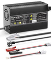 Noeifevo 14.6V 20A LiFePO4 Battery Charger for 12V 12.8V LiFePO4 Lithium Batteries, 0V BMS Activation, Auto Shut-Off, Aluminum Alloy Housing