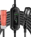 NOEIFEVO Typ2 Mobile EV Wallbox, 11KW 3-phase CEE16A Adjustable Charging Power EV Charger, 5m/10m/15m EV Ladekabel for Model Y/3, ID.3/4/5, MG4, EX30, e-up, e-tron, Zoe and other EVs