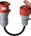 Adattatore CEE da spina 32A a presa 16A, adattatore trifase 400V per 11KW  EV da caricabatterie