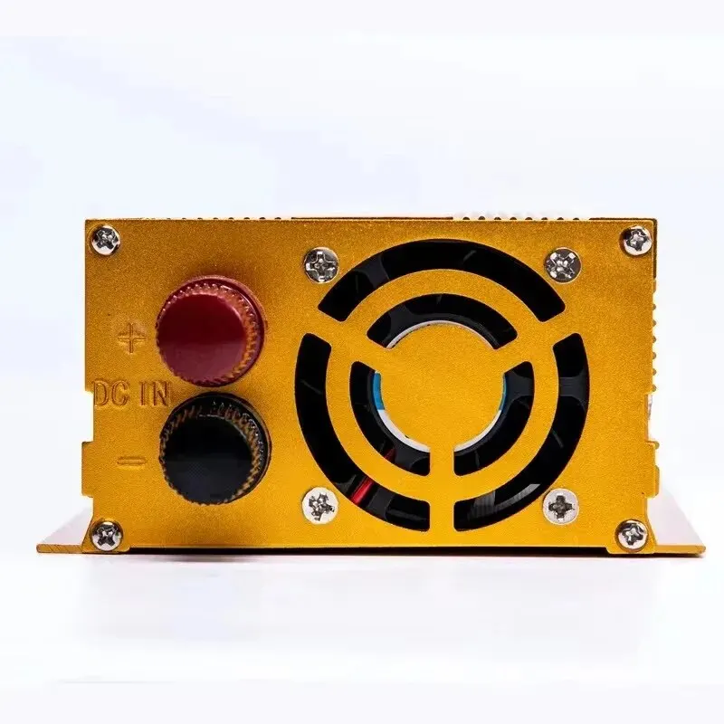 Inverter 12 V til 220 V, ren sinusbølge, 1600W 2200W 3000W, inverter, EU-ladeuttak med LED-indikator