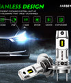 2 Stück 50W 10000 Lumen Auto Scheinwerferlampe, H7 LED Lampe