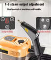 Limpiador a vapor manual de alta presión y alta temperatura para uso doméstico – Ideal para aires acondicionados, cocinas, autos y muebles