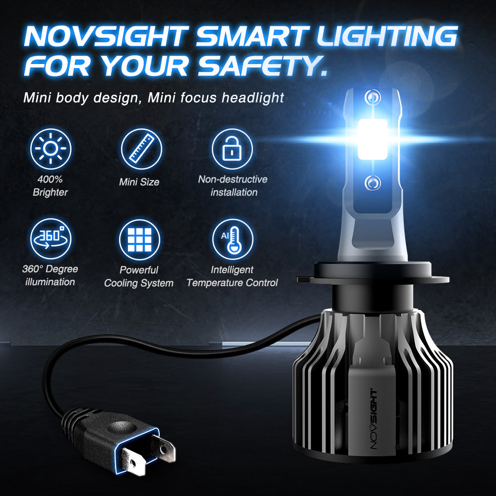 2 kpl 72W 10000LM Lumen Auton Ajovalopurkaus, H1 H3 H7 H11 880 881 9005 9006 9012 H4 H13 9004 9007 LED Lamppu