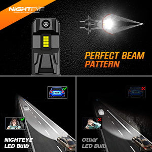 2 יחידות נורת פנס רכב 70W 20000LM לומן, H7 H11 9005 9006 H4 נורת LED