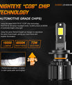 2 Stück 72W 15000LM Lumen Auto Scheinwerferlampe,  H7 H11 9005 9006  LED Lampe
