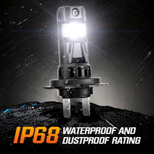 2 יחידות נורת פנס רכב 70W 20000LM לומן, H7 H11 9005 9006 H4 נורת LED