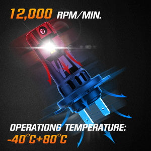 2 יחידות נורת פנס רכב 70W 20000LM לומן, H7 H11 9005 9006 H4 נורת LED