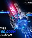 2 Stück 60W 13000 Lumen Auto Scheinwerferlampe,  H7 H11 9005 9006 H4 LED Lampe